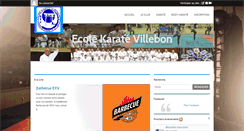 Desktop Screenshot of ecole-karate-villebon.com